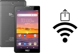 Como gerar um código QR com a senha Wifi em um Sky-Devices Platinum A7