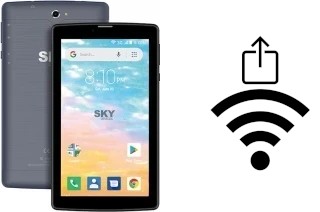 Como gerar um código QR com a senha Wifi em um Sky-Devices Platinum View2