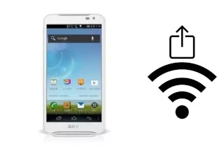 Como gerar um código QR com a senha Wifi em um Sky-Devices Sky A830