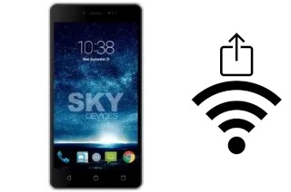 Como gerar um código QR com a senha Wifi em um Sky-Devices Sky Fuego 5-0 Plus