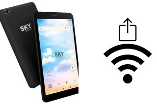 Como gerar um código QR com a senha Wifi em um Sky-Devices T8Plus