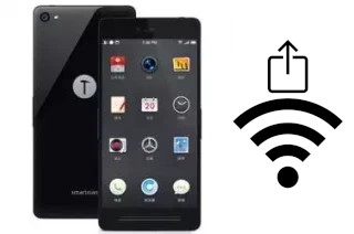 Como gerar um código QR com a senha Wifi em um Smartisan T1