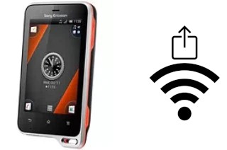 Como gerar um código QR com a senha Wifi em um Sony Ericsson Xperia active