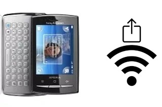 Como gerar um código QR com a senha Wifi em um Sony Ericsson Xperia X10 mini pro