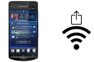 Como gerar um código QR com a senha Wifi em um Sony Ericsson Xperia Duo