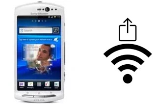 Como gerar um código QR com a senha Wifi em um Sony Ericsson Xperia neo V