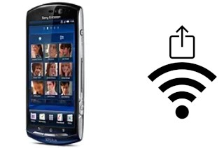 Como gerar um código QR com a senha Wifi em um Sony Ericsson Xperia Neo