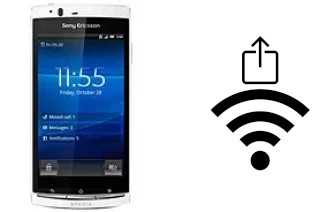 Como gerar um código QR com a senha Wifi em um Sony Ericsson Xperia Arc S