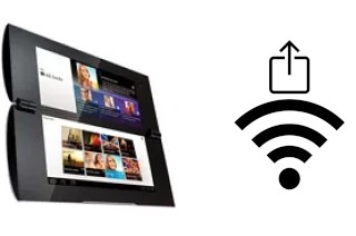 Como gerar um código QR com a senha Wifi em um Sony Tablet P