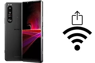 Como gerar um código QR com a senha Wifi em um Sony Xperia 1 III