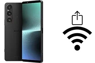 Como gerar um código QR com a senha Wifi em um Sony Xperia 1 V