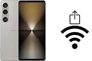 Como gerar um código QR com a senha Wifi em um Sony Xperia 1 VI