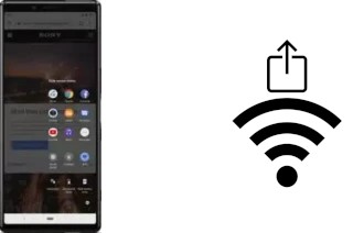 Como gerar um código QR com a senha Wifi em um Sony Xperia 1