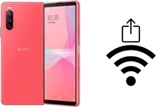 Como gerar um código QR com a senha Wifi em um Sony Xperia 10 III Lite