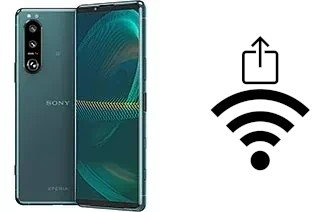 Como gerar um código QR com a senha Wifi em um Sony Xperia 5 III