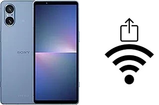 Como gerar um código QR com a senha Wifi em um Sony Xperia 5 V