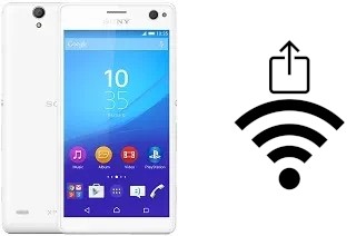 Como gerar um código QR com a senha Wifi em um Sony Xperia C4 Dual