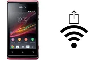 Como gerar um código QR com a senha Wifi em um Sony Xperia E