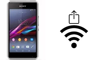 Como gerar um código QR com a senha Wifi em um Sony Xperia E1 II