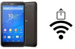 Como gerar um código QR com a senha Wifi em um Sony Xperia E4