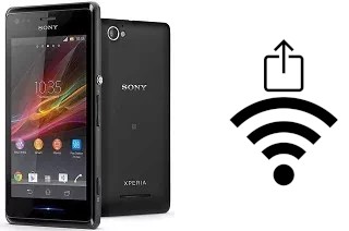 Como gerar um código QR com a senha Wifi em um Sony Xperia M