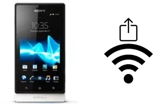 Como gerar um código QR com a senha Wifi em um Sony Xperia sola