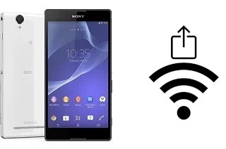 Como gerar um código QR com a senha Wifi em um Sony Xperia T2 Ultra dual