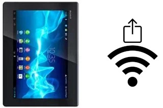 Como gerar um código QR com a senha Wifi em um Sony Xperia Tablet S 3G