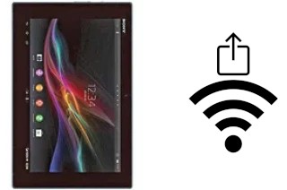 Como gerar um código QR com a senha Wifi em um Sony Xperia Tablet Z LTE