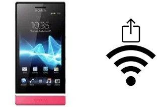 Como gerar um código QR com a senha Wifi em um Sony Xperia U