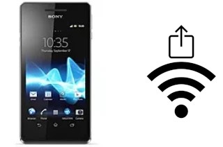 Como gerar um código QR com a senha Wifi em um Sony Xperia V