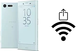 Como gerar um código QR com a senha Wifi em um Sony Xperia X Compact