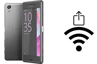 Como gerar um código QR com a senha Wifi em um Sony Xperia X Performance