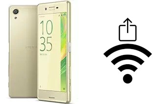 Como gerar um código QR com a senha Wifi em um Sony Xperia X