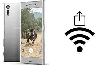 Como gerar um código QR com a senha Wifi em um Sony Xperia XZ