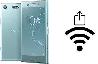 Como gerar um código QR com a senha Wifi em um Sony Xperia XZ1 Compact