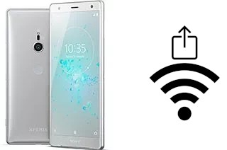 Como gerar um código QR com a senha Wifi em um Sony Xperia XZ2