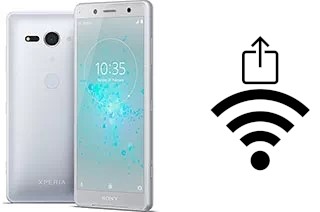 Como gerar um código QR com a senha Wifi em um Sony Xperia XZ2 Compact