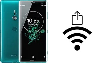 Como gerar um código QR com a senha Wifi em um Sony Xperia XZ3