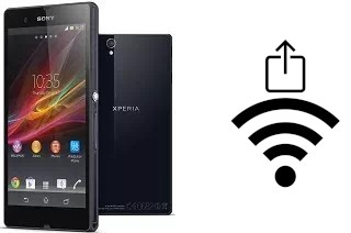 Como gerar um código QR com a senha Wifi em um Sony Xperia Z