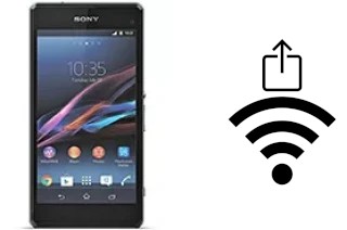 Como gerar um código QR com a senha Wifi em um Sony Xperia Z1 Compact