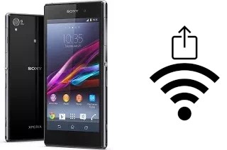 Como gerar um código QR com a senha Wifi em um Sony Xperia Z1