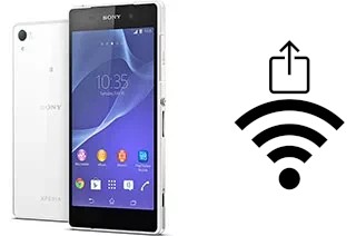 Como gerar um código QR com a senha Wifi em um Sony Xperia Z2