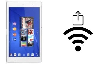 Como gerar um código QR com a senha Wifi em um Sony Xperia Z3 Tablet Compact