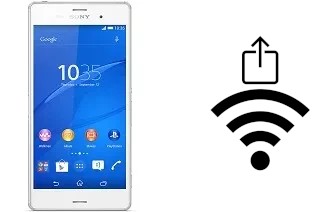 Como gerar um código QR com a senha Wifi em um Sony Xperia Z3