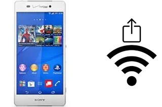 Como gerar um código QR com a senha Wifi em um Sony Xperia Z3v