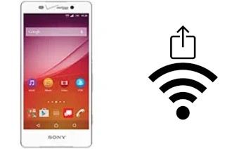 Como gerar um código QR com a senha Wifi em um Sony Xperia Z4v