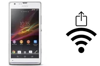 Como gerar um código QR com a senha Wifi em um Sony Xperia SP