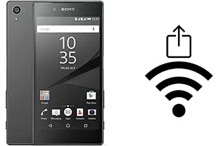 Como gerar um código QR com a senha Wifi em um Sony Xperia Z5 Dual