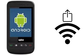 Como gerar um código QR com a senha Wifi em um Spice Mi-270